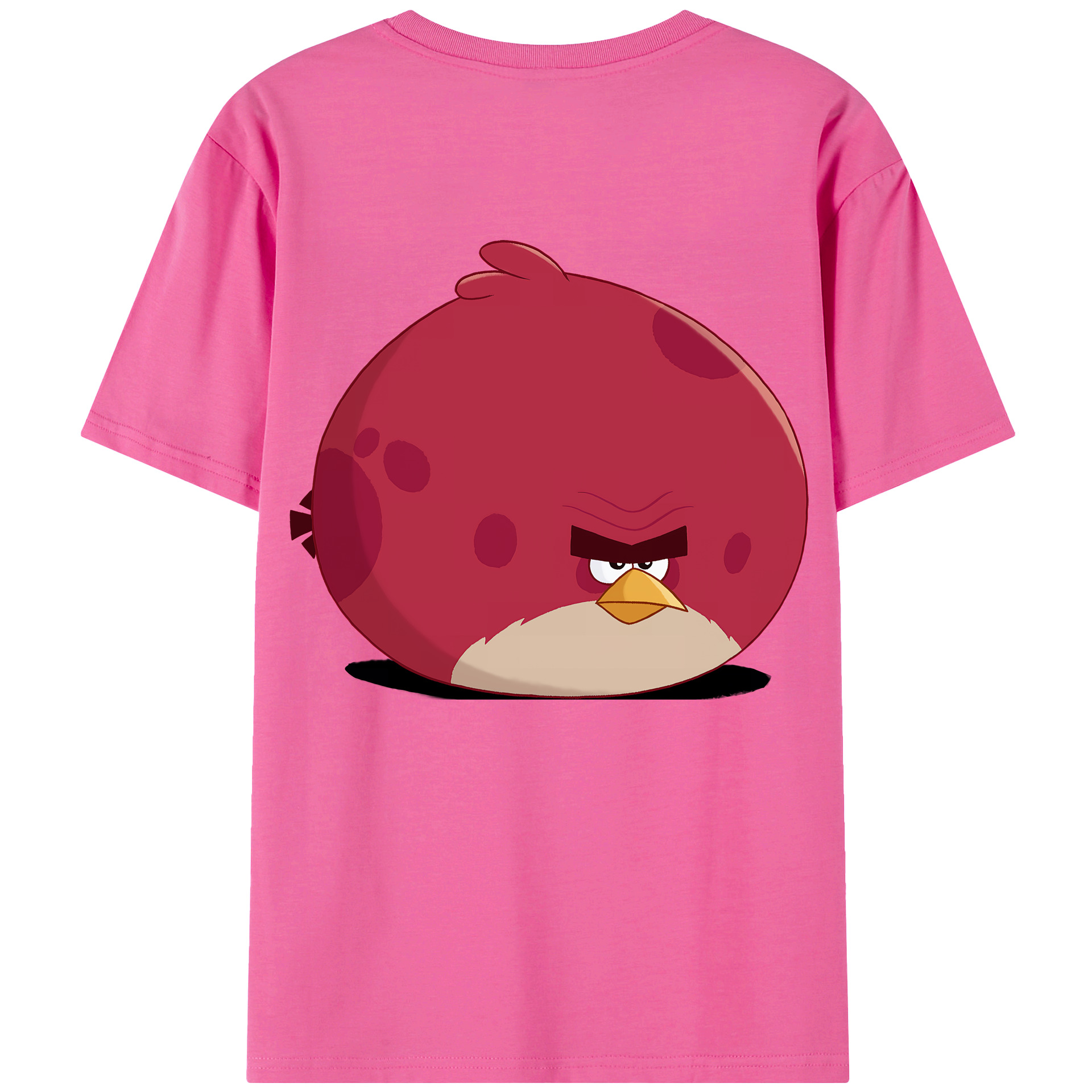 （画像用） Angry Birds アングリーバード レディース半袖Tシャツ(バックプリント)